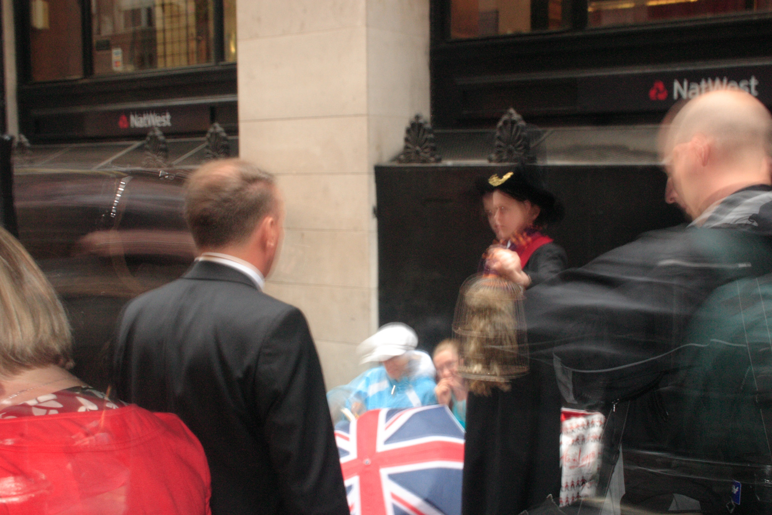 People queueing up for the Harry Potter book launch in London.
