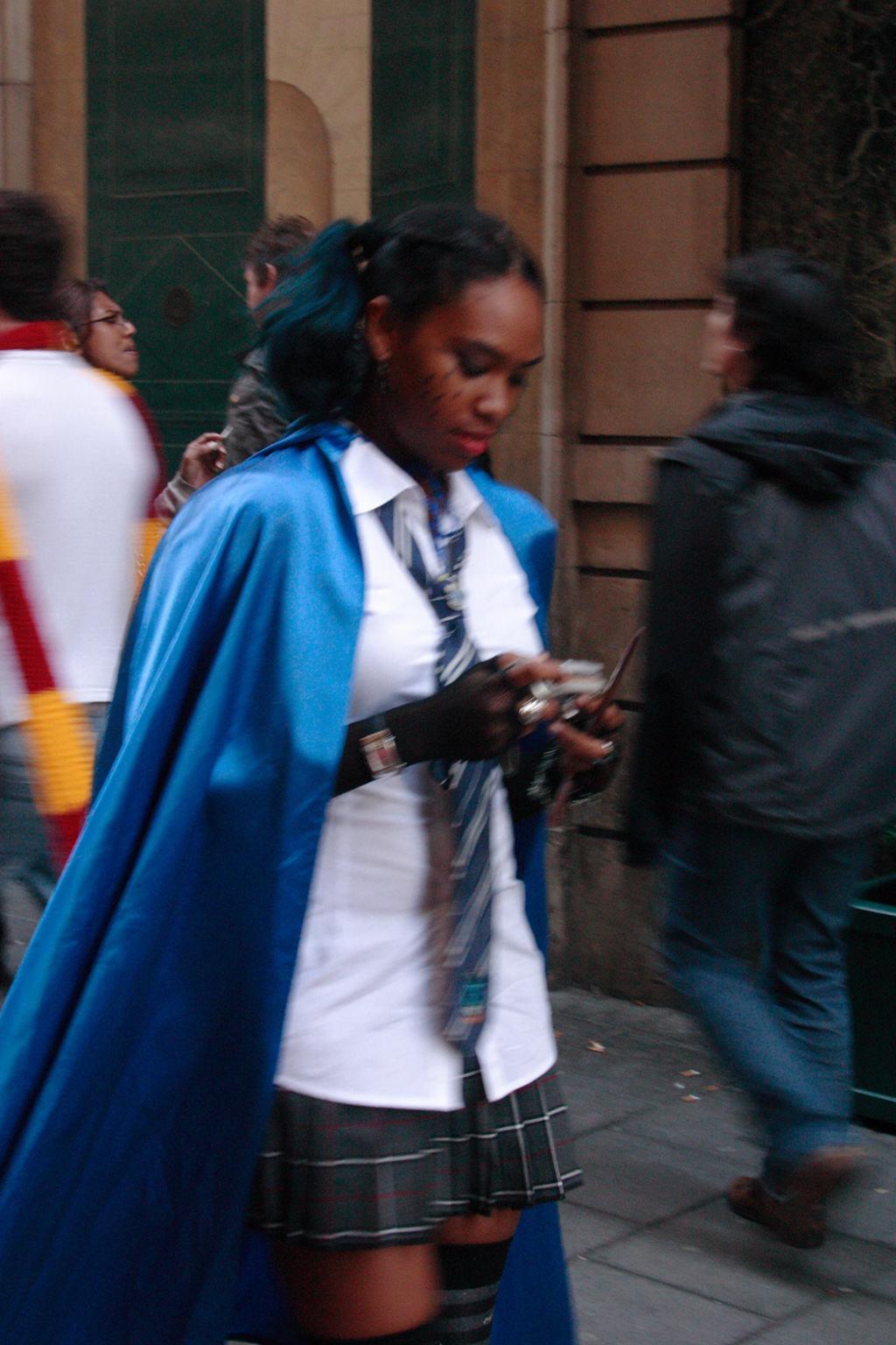 People queueing up for the Harry Potter book launch in London.