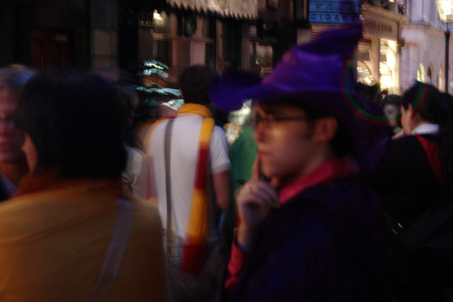 People queueing up for the Harry Potter book launch in London.
