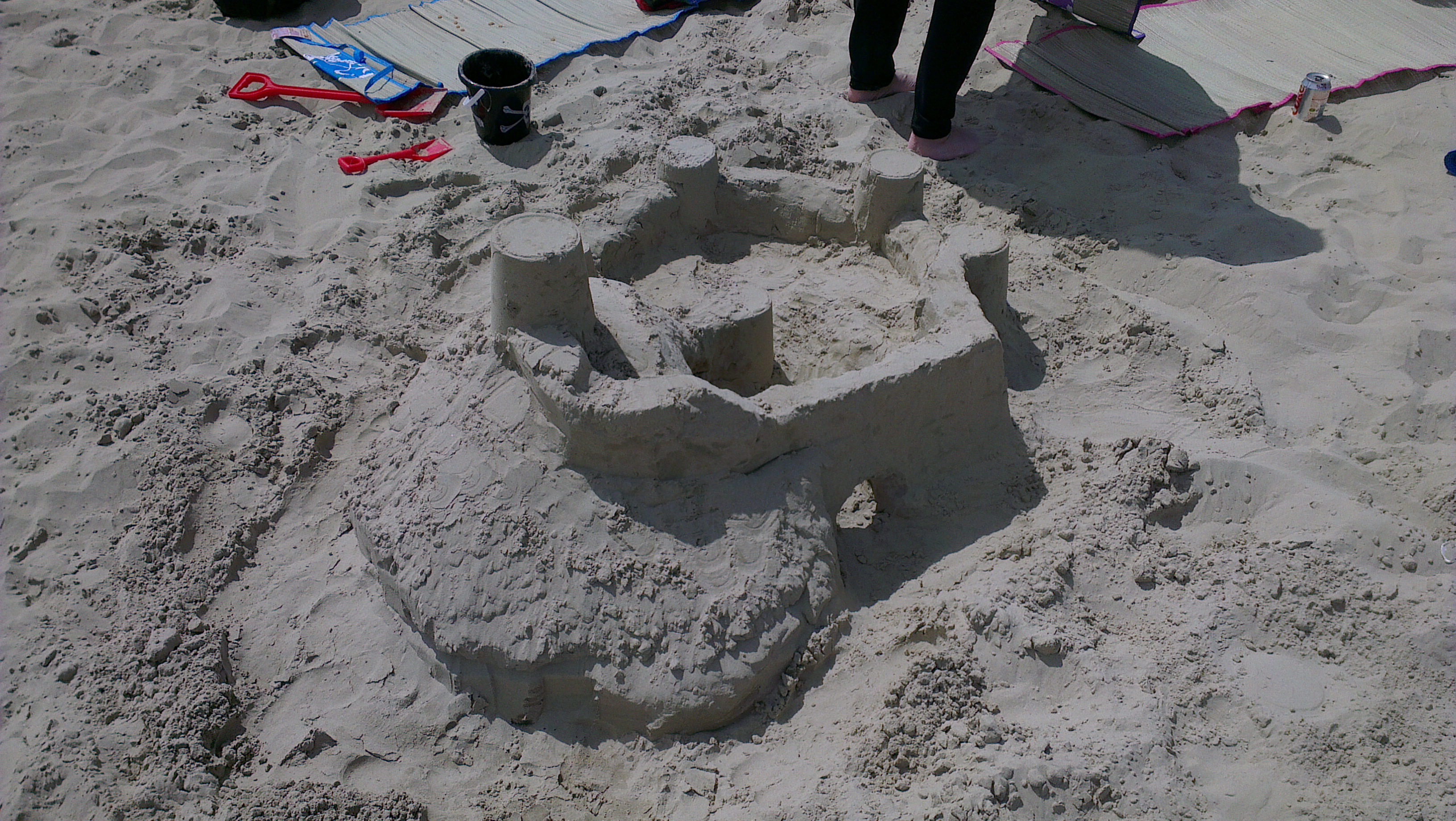 Sandcastle on Weymouth Beach