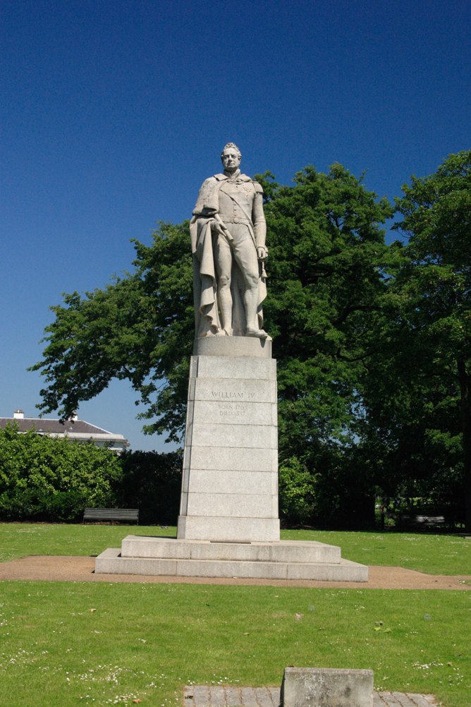 Statue of King William IV in Greenwich.